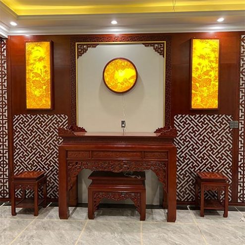 Mẫu Phòng Thờ Gia Tiên Thiết Kế Hiện Đại BT-2487