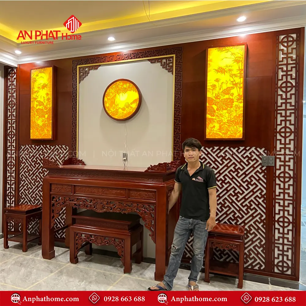 Mẫu Phòng Thờ Gia Tiên Thiết Kế Hiện Đại BT-2487 15 Mẫu Phòng Thờ Gia Tiên Thiết Kế Hiện Đại BT-2487