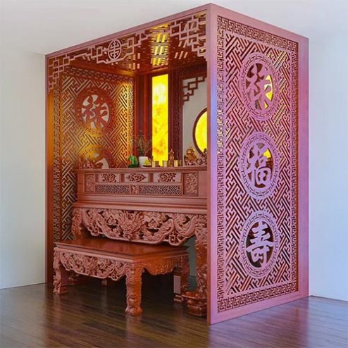 Mẫu Vách Ngăn Thiết Kế Hiện Đại Cho Sập Thờ VN-4404