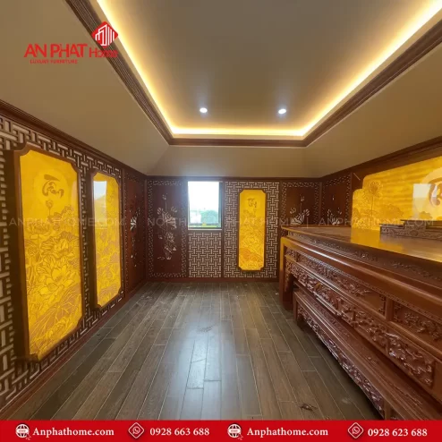 mau vach phong tho biet thu ket hop tranh truc chi vn 436500003