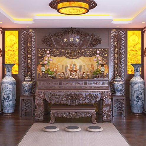 Phòng Thờ Biệt Thự Cao Cấp Hiện Đại BT-2437