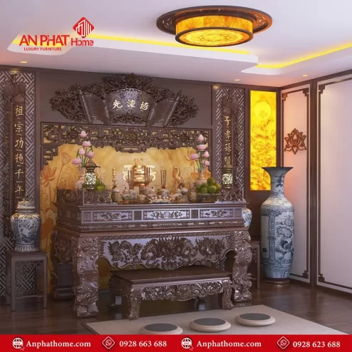 Phòng Thờ Biệt Thự Cao Cấp Hiện Đại BT-2437