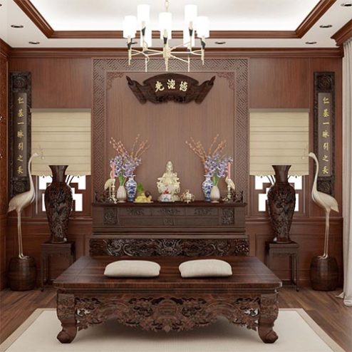 Phòng Thờ Cổ Điển Sang Trọng BT-2544