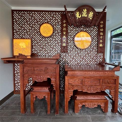 Phòng Thờ Đẹp Đầy Đủ BT-2568