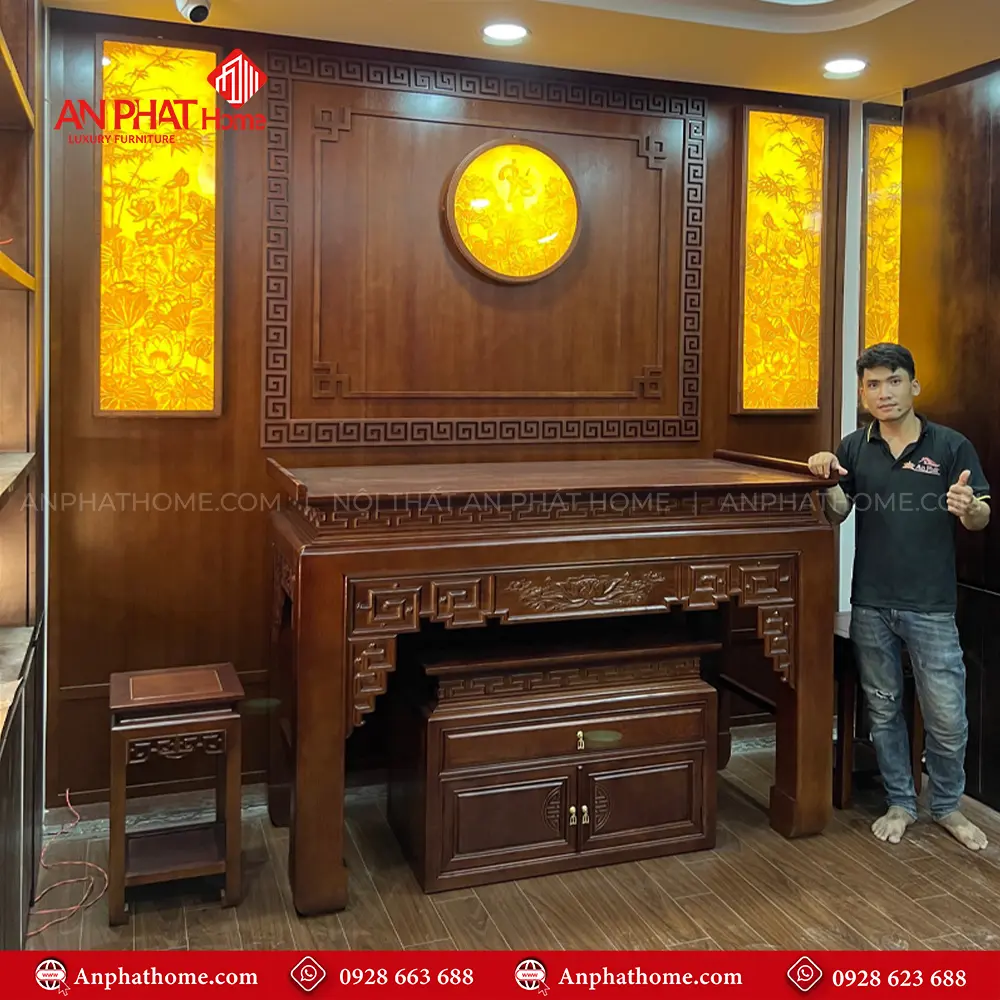 Phòng Thờ Đẹp Gỗ Hiện Đại BT-2564 13 Phòng Thờ Đẹp Gỗ Hiện Đại BT-2564