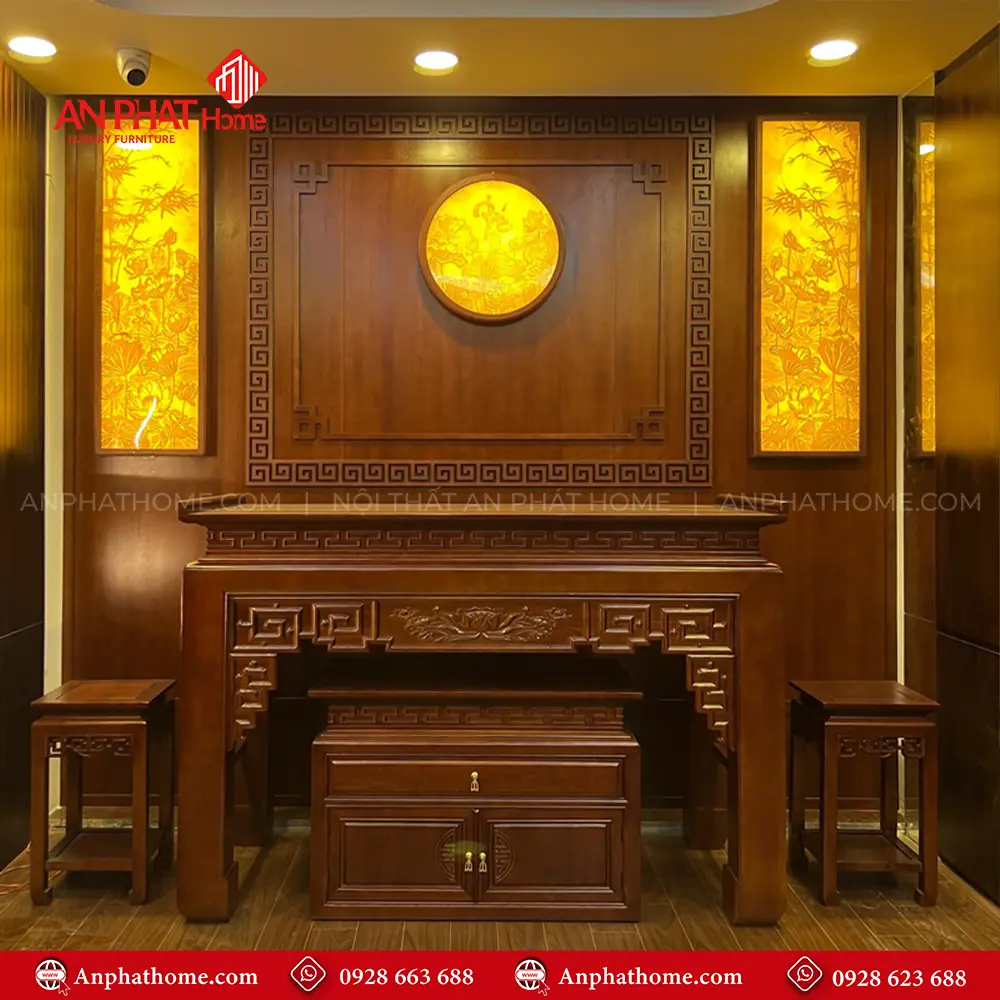 Phòng Thờ Đẹp Gỗ Hiện Đại BT-2564 11 Phòng Thờ Đẹp Gỗ Hiện Đại BT-2564