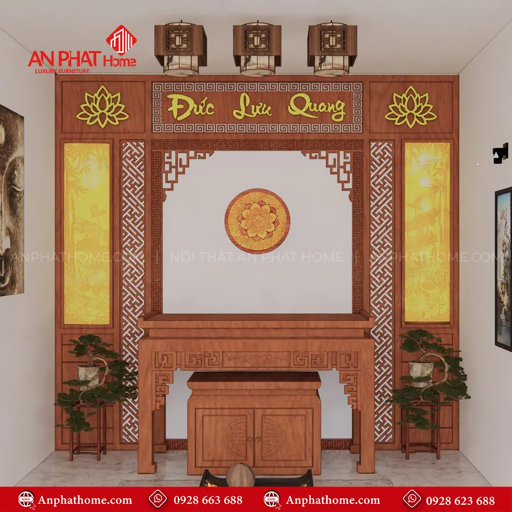 Phòng Thờ Đẹp Gỗ Hương Đá BT-2537 15 Phòng Thờ Đẹp Gỗ Hương Đá BT-2537