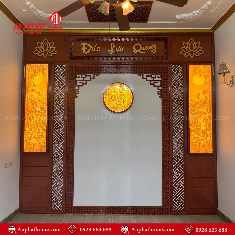 Phòng Thờ Đẹp Gỗ Hương Đá BT-2537 14 Phòng Thờ Đẹp Gỗ Hương Đá BT-2537