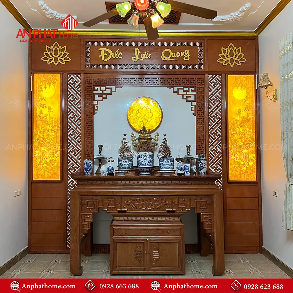 Phòng Thờ Đẹp Gỗ Hương Đá BT-2537 11 Phòng Thờ Đẹp Gỗ Hương Đá BT-2537