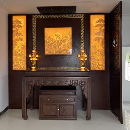 Phòng Thờ Đẹp Thiết Kế Hiện Đại BT-2467