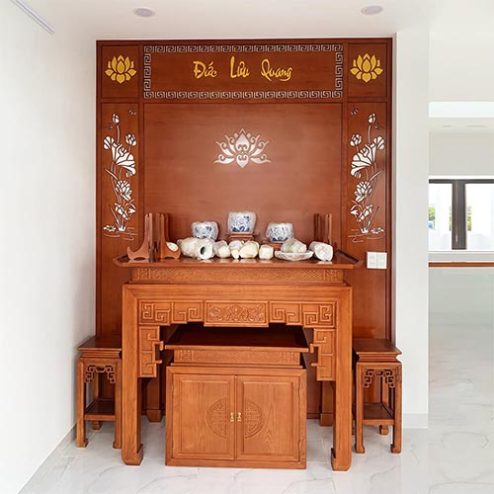 Phòng Thờ Gia Tiên Đơn Giản Đẹp BT-2470