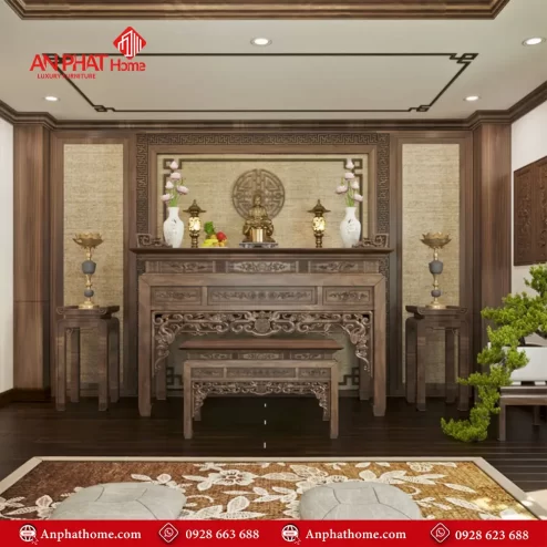 Phòng Thờ Phật Đẹp BT-2444