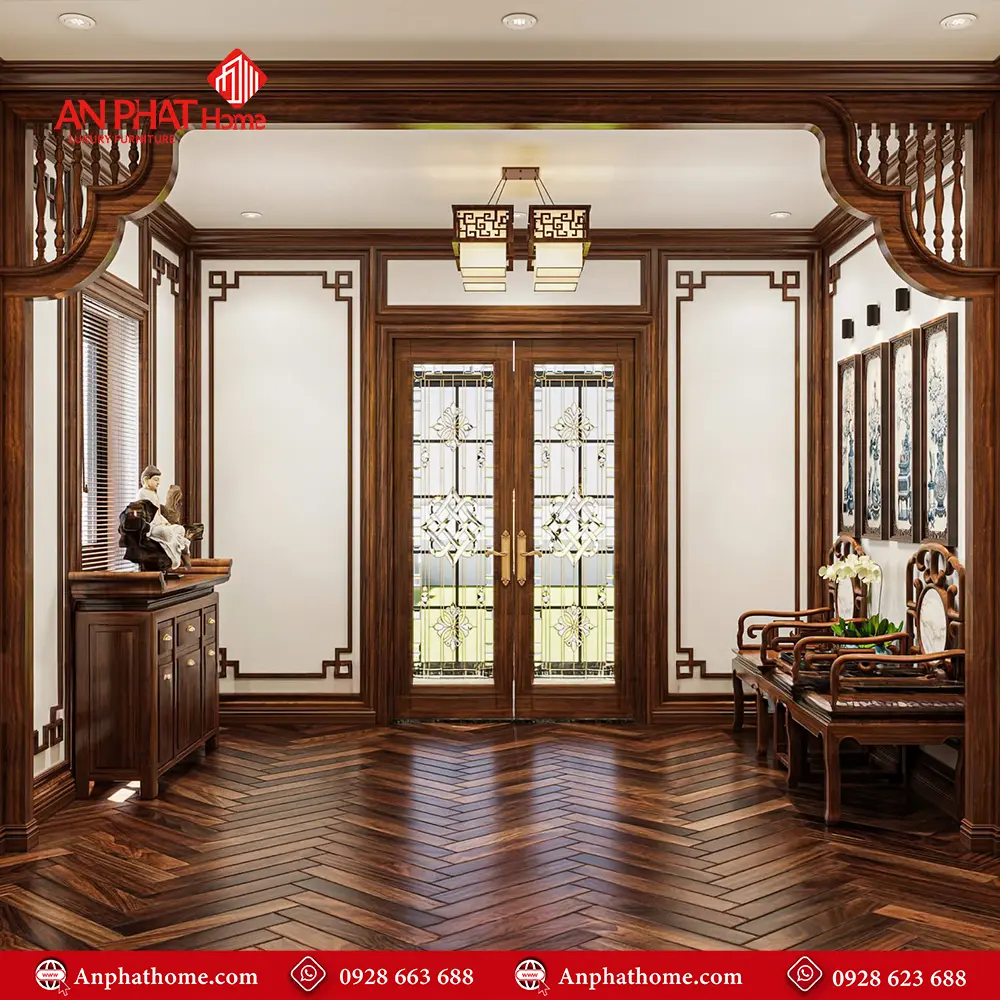 Phòng Thờ Phật Kết Hợp Gia Tiên Hiện Đại BT-2450 18 Phòng Thờ Phật Kết Hợp Gia Tiên Hiện Đại BT-2450