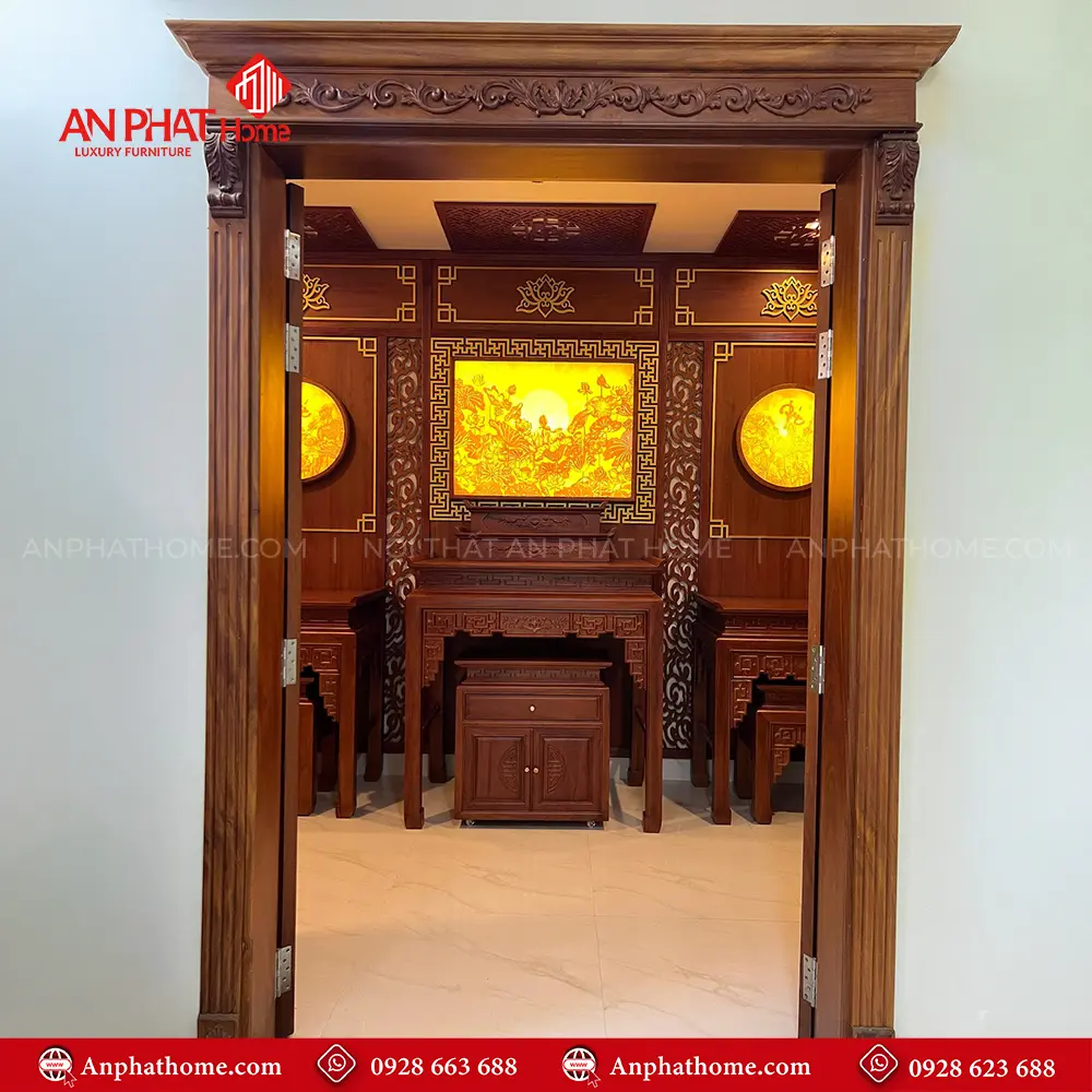 Phòng Thờ Phật Kết Hợp Nội Ngoại 2 Bên BT-2461 28 Phòng Thờ Phật Kết Hợp Nội Ngoại 2 Bên BT-2461