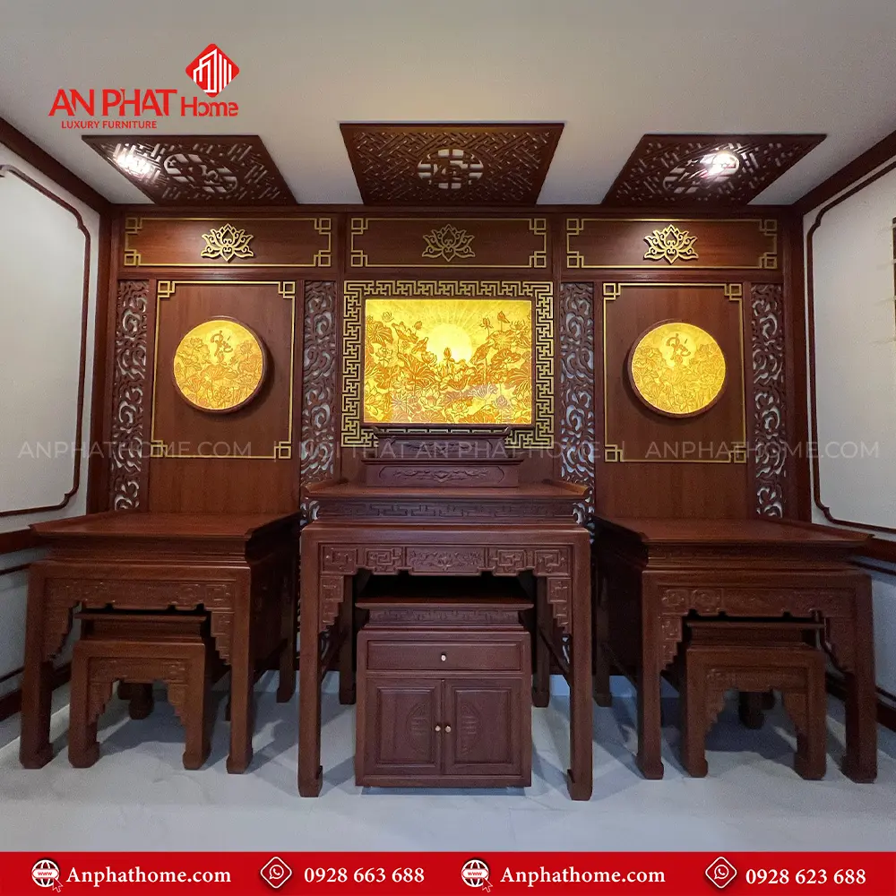 Phòng Thờ Phật Kết Hợp Nội Ngoại 2 Bên BT-2461 23 Phòng Thờ Phật Kết Hợp Nội Ngoại 2 Bên BT-2461