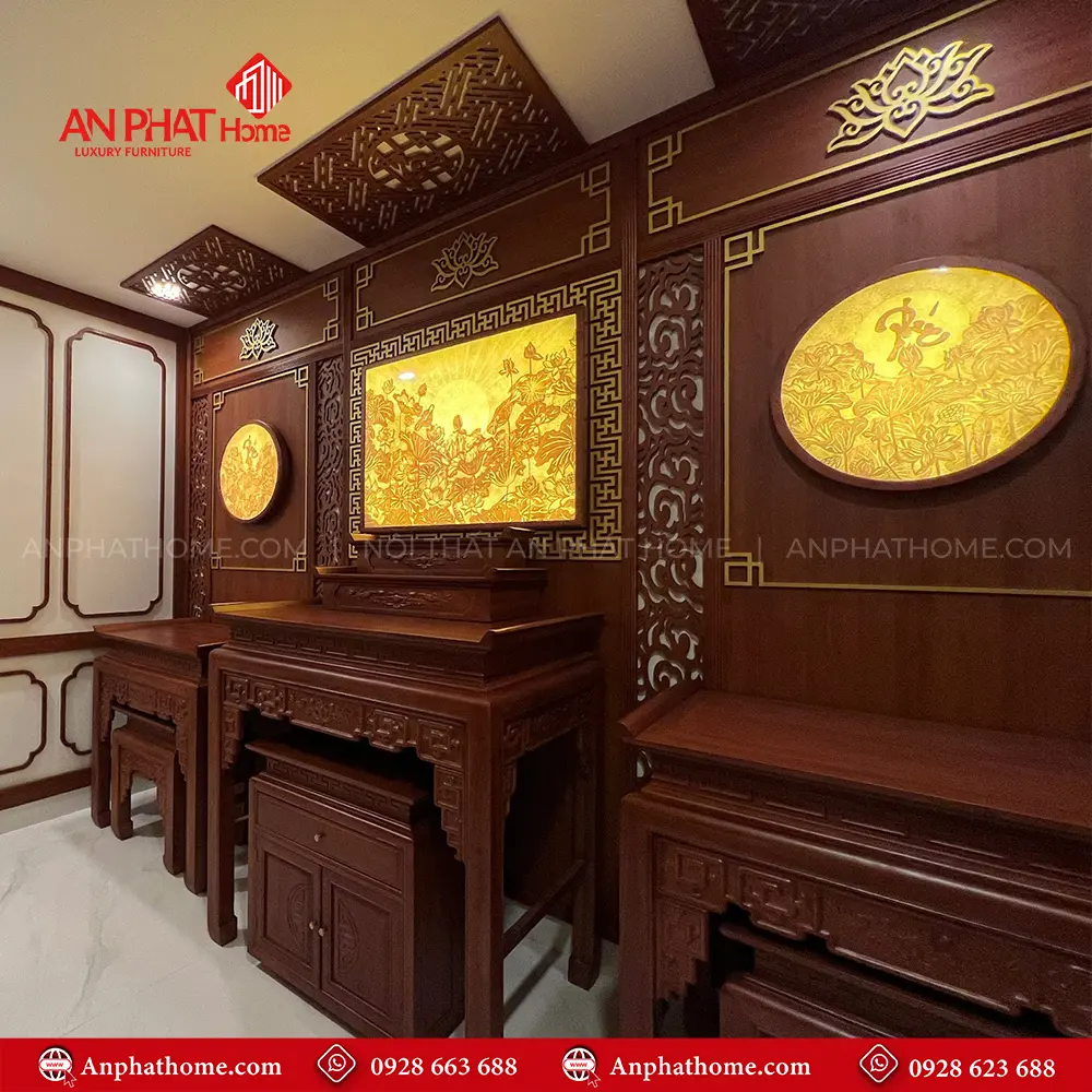 Phòng Thờ Phật Kết Hợp Nội Ngoại 2 Bên BT-2461 24 Phòng Thờ Phật Kết Hợp Nội Ngoại 2 Bên BT-2461