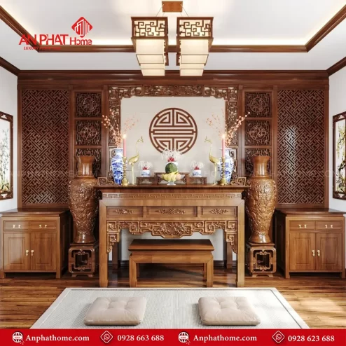 Phòng Thờ Thiết Kế Đẹp BT-2520