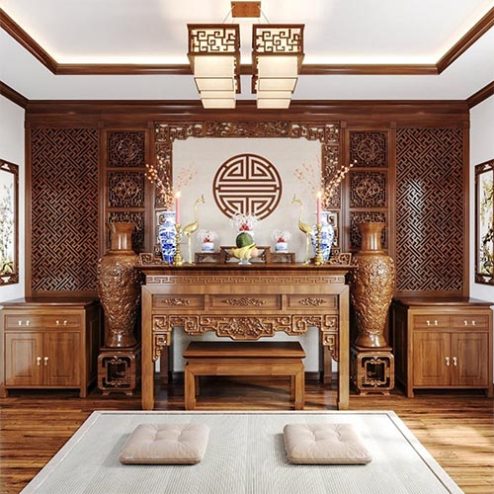 Phòng Thờ Thiết Kế Đẹp BT-2520