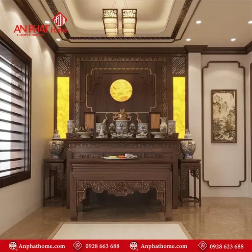 Phòng Thờ Thiết Kế Hiện Đại BT-2438