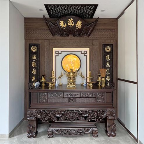 Sập Thờ Đẹp Gỗ Gụ Cao Cấp BT-2484