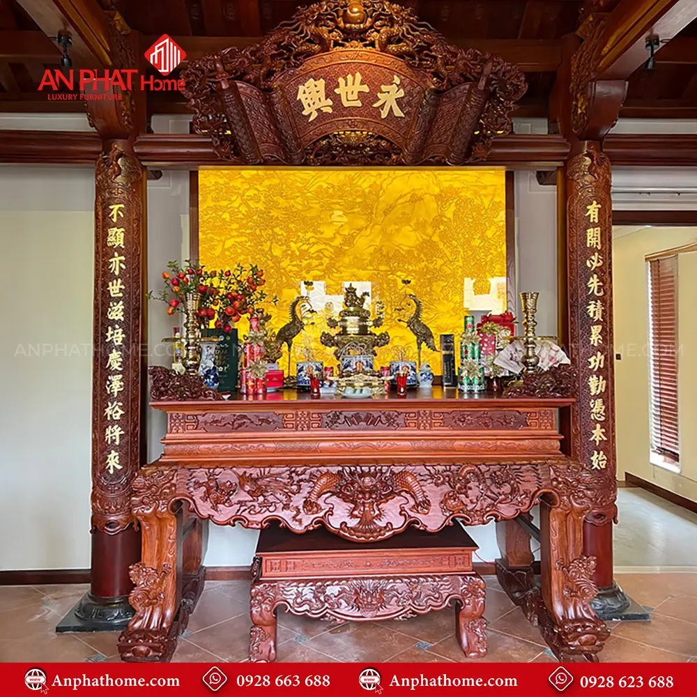 Sập Thờ Tứ Linh Hiện Đại BT-2457 9 Sập Thờ Tứ Linh Hiện Đại BT-2457