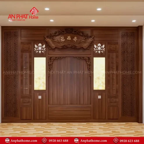 Thiết Kế Không Gian Thờ Mẫu Hiện Đại VN-4411