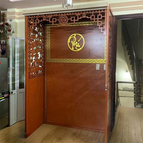 Vách Bàn Thờ Chung Cư Đẹp VN-4331