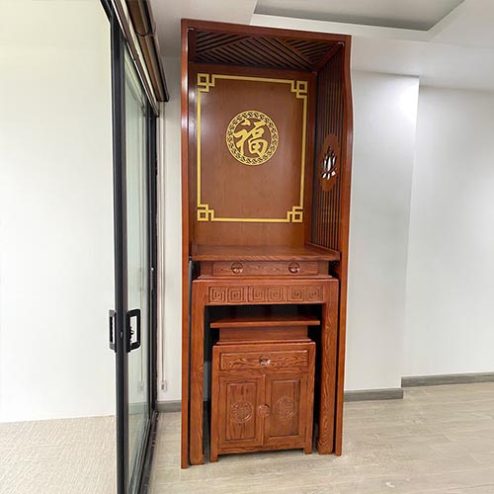 Vách Bàn Thờ Chung Cư MDF VN-4347