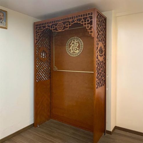 Vách Bàn Thờ Chung Cư MDF VN-4353
