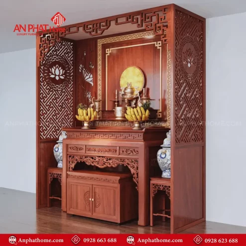 Vách Bàn Thờ Chung Cư Thiết Kế Đẹp VN-4416