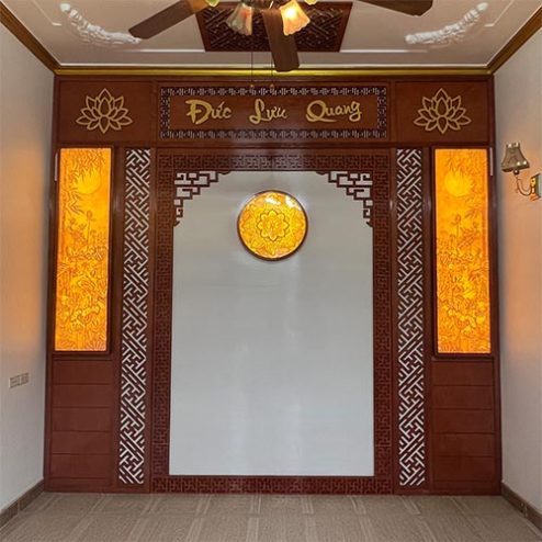 Vách Bàn Thờ Đẹp Hiện Đại VN-4318