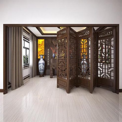 Vách Cửa Bình Phong Cho Phòng Thờ Đẹp VN-4406