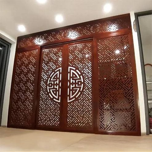 Vách Cửa Lùa Phòng Thờ Thiết Kế Tiện Nghi VN-4405