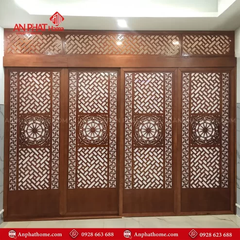 Vách Cửa Phòng Thờ Đẹp VN-4383