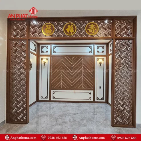 Vách Cửa Võng Thiết Kế Chữ Vạn VN-4421