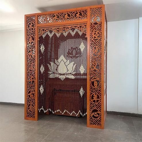 Vách Ngăn Bàn Thờ Hiện Đại Đẹp VN-4362