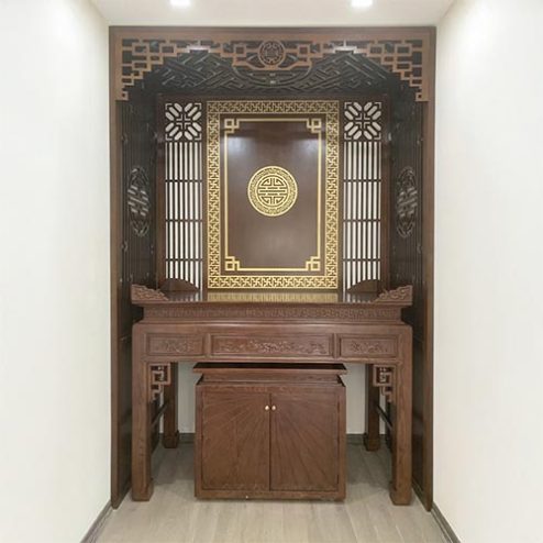 Vách Ngăn Bàn Thờ Trang Trí Hiện Đại VN-4354