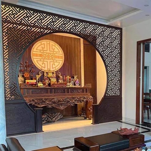 Vách Ngăn Phòng Thờ Đẹp VN-4394