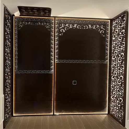 Vách Ngăn Phòng Thờ Phật Và Gia Tiên VN-4322