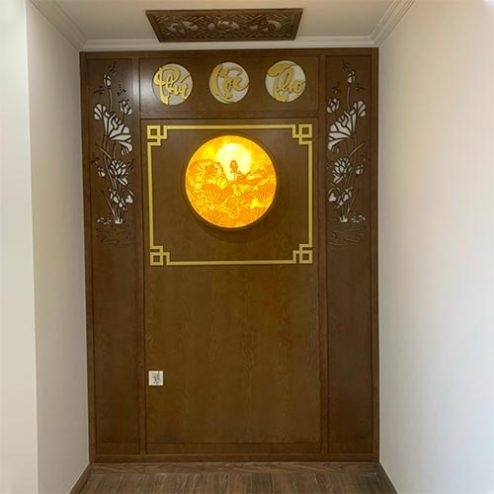 Vách Ốp Bàn Thờ Đẹp VN-4326