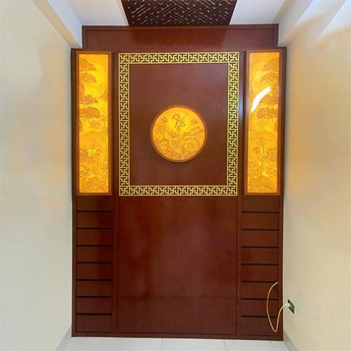 Vách Ốp Bàn Thờ Đẹp VN-4338