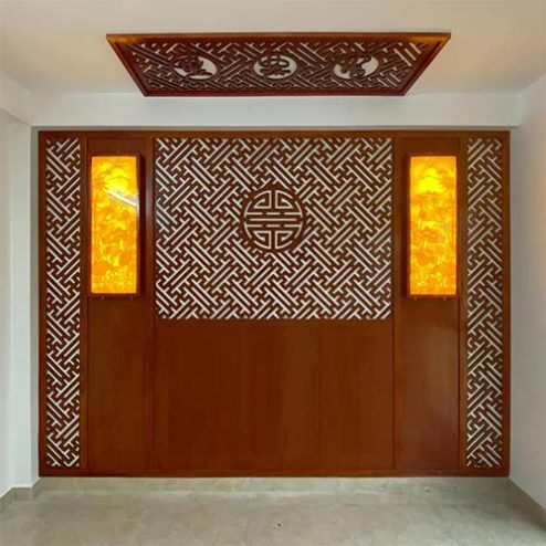 Vách Ốp Không Gian Thờ Đẹp Hiện Đại VN-4410