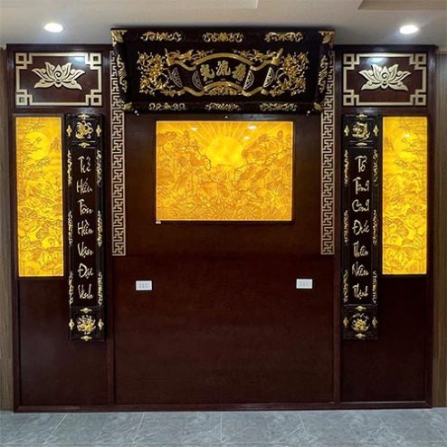 Vách Ốp Phòng Thờ Cao Cấp VN-4356