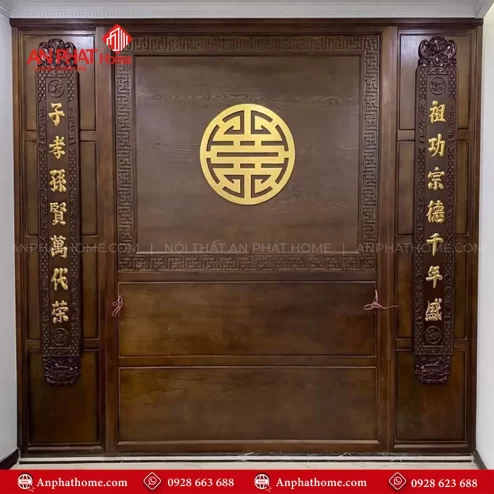 Vách Ốp Phòng Thờ Đẹp VN-4301