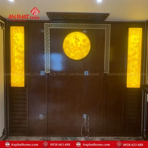 Vách Ốp Phòng Thờ Đẹp VN-4307
