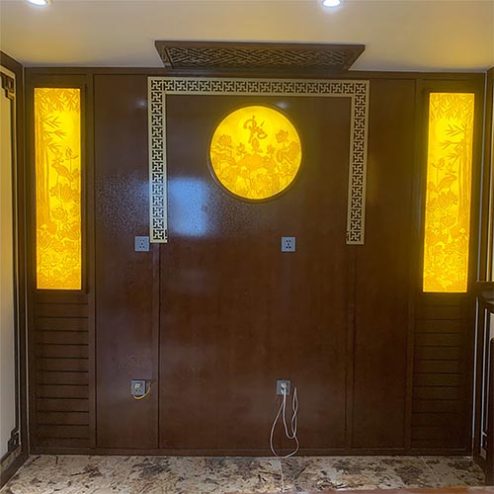 Vách Ốp Phòng Thờ Đẹp VN-4307