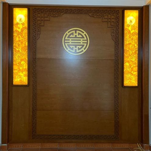 Vách Ốp Phòng Thờ Hiện Đại VN-4329