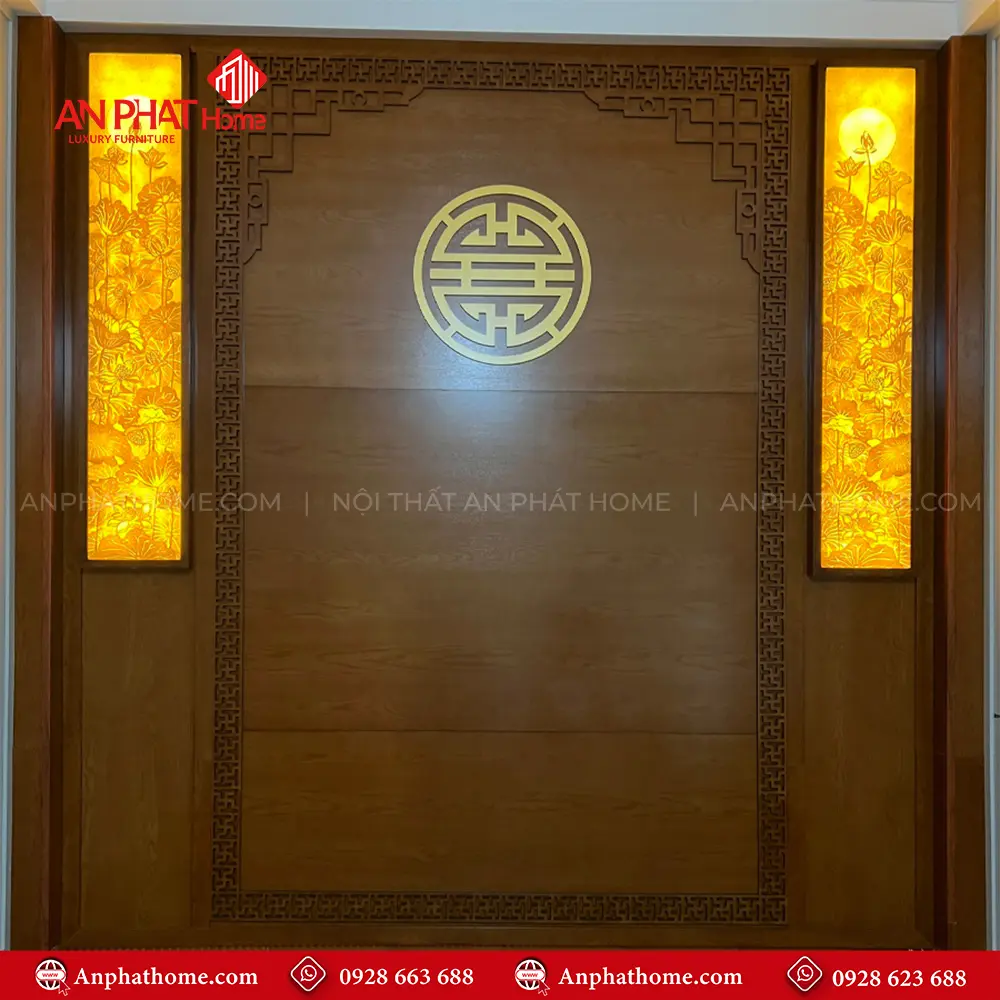 Vách Ốp Phòng Thờ Hiện Đại VN-4329 5 Vách Ốp Phòng Thờ Hiện Đại VN-4329