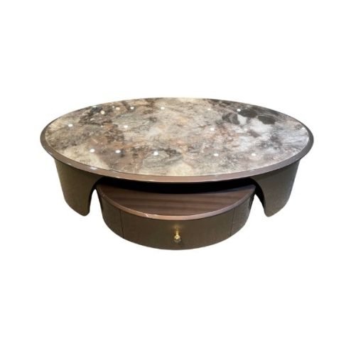 Bàn trà mặt đá đôi thiết kế độc đáo B-3053 An Phát Home