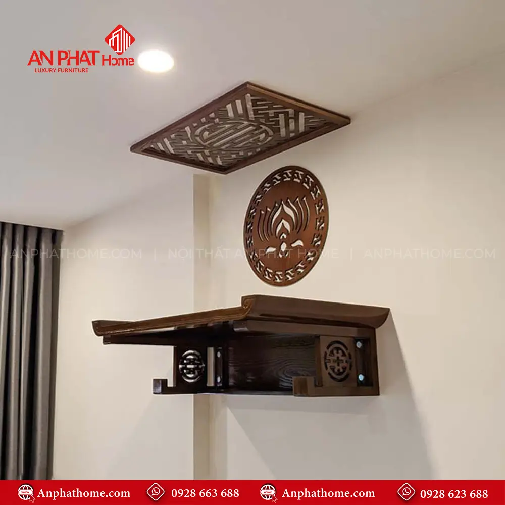 Bàn Thờ Hiện Đại Treo Tường Đẹp BT-2657 7 Bàn Thờ Hiện Đại Treo Tường Đẹp BT-2657